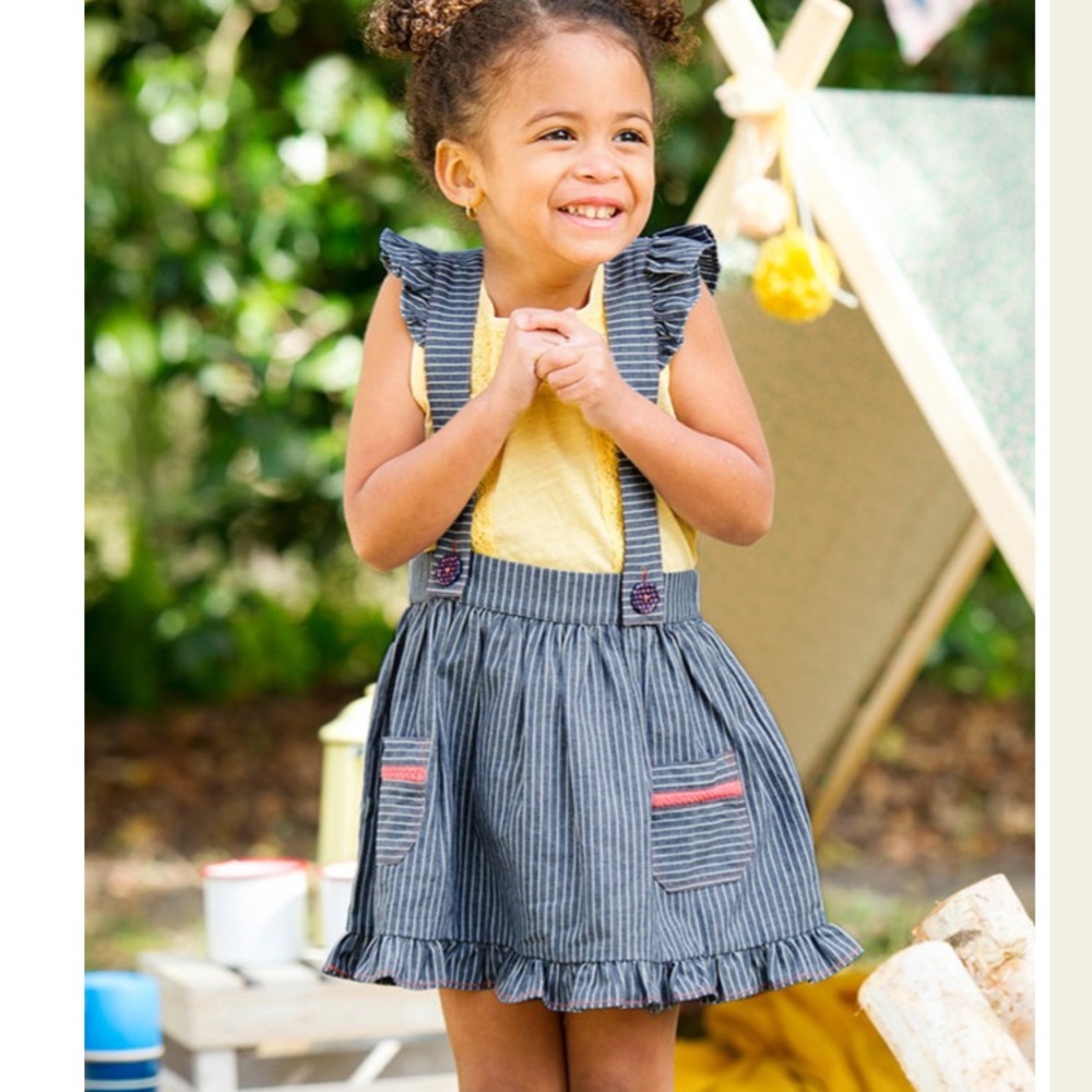 Matilda Jane skirt 6 with removeable suspenders